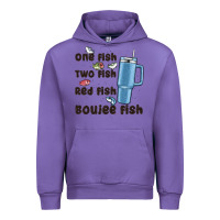 Tulip one fish two fish red fish boujee fish Urban Hoodie - MaliasSmallBusiness
