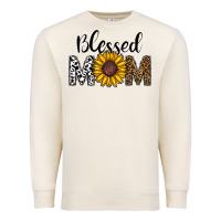 Sandshell blessed mom Premium Sweatshirt - CowhideDigitalArt