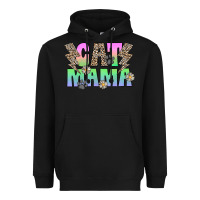 Black cat mama Heavyweight Hoodie - CowhideDigitalArt