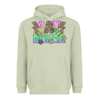 Matcha cat mama Heavyweight Hoodie - CowhideDigitalArt