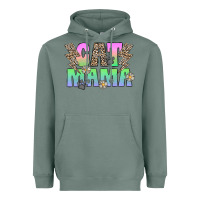 Sage cat mama Heavyweight Hoodie - CowhideDigitalArt