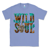 Colony Blue wild soul with skeleton hand Classic Tee - texasbilliewilder
