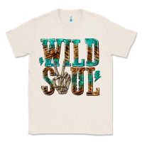 Natural wild soul with skeleton hand Classic Tee - texasbilliewilder