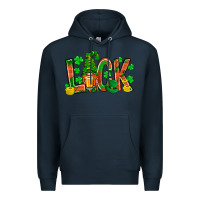 Navy luck with gnome and beer Premium Hoodie - NancyCooperArtShop