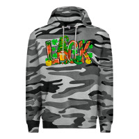 Slate Camo luck with gnome and beer Premium Hoodie - NancyCooperArtShop
