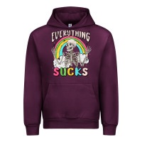 Mauve Wine everything sucks Urban Hoodie - MaliasSmallBusiness
