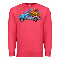 Cardinal american truck and flag with stars Premium Sweatshirt - HRA Design Shop