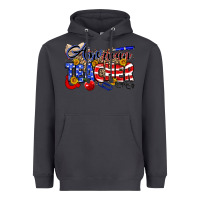 Smoke American Teacher Heavyweight Hoodie - Neo Western