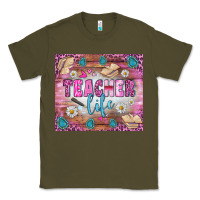 Army Green teacher life tumbler Classic Tee - BundleAndBundleShop