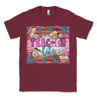 Burgundy teacher life tumbler Classic Tee - BundleAndBundleShop