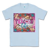 Dusty Blue teacher life tumbler Classic Tee - BundleAndBundleShop