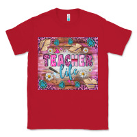 Red teacher life tumbler Classic Tee - BundleAndBundleShop
