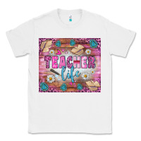 White teacher life tumbler Classic Tee - BundleAndBundleShop