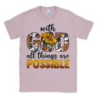 Lilac with god al things ara possible Classic Tee - texasbilliewilder