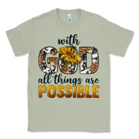 Matcha with god al things ara possible Classic Tee - texasbilliewilder