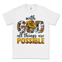White with god al things ara possible Classic Tee - texasbilliewilder