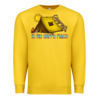 Lemon camping is my happy place Premium Sweatshirt - CowhideDigitalArt