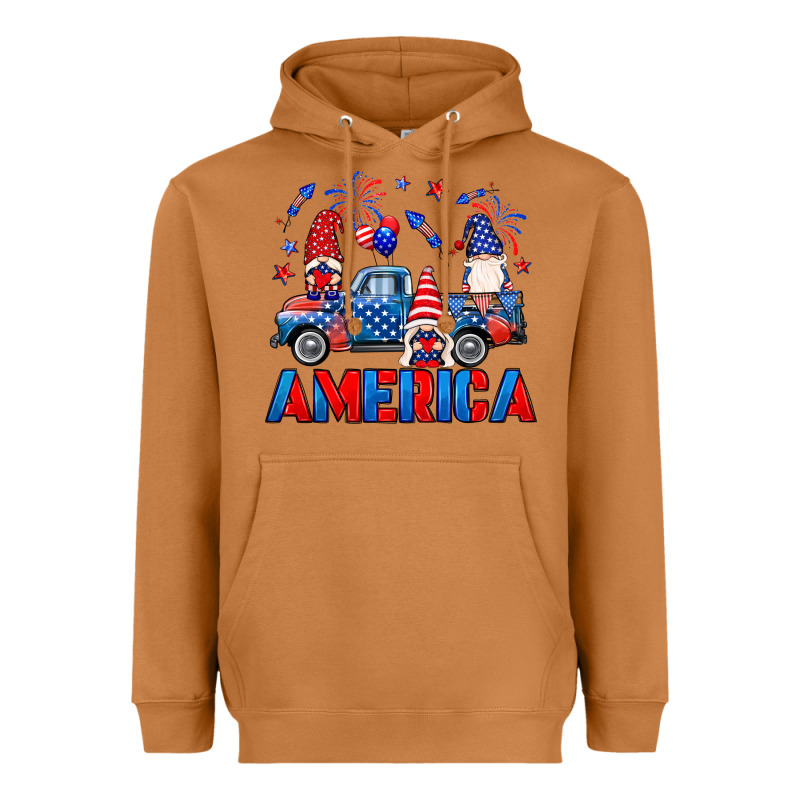 American Truck Gnomes Heavyweight Hoodie by Neo Western | Teevron