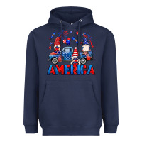 Navy American truck gnomes Heavyweight Hoodie - Neo Western