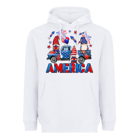 White American truck gnomes Heavyweight Hoodie - Neo Western