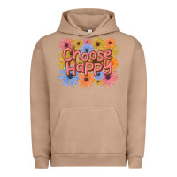 Pigment Burro choose happy Urban Hoodie - MaliasSmallBusiness