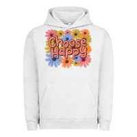 Pigment Lunar Rock choose happy Urban Hoodie - MaliasSmallBusiness