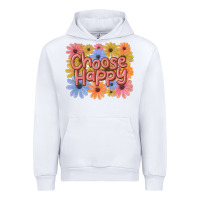 White choose happy Urban Hoodie - MaliasSmallBusiness