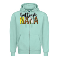 Ballpark Nana With Leopard Zipper Hoodie | Teevron