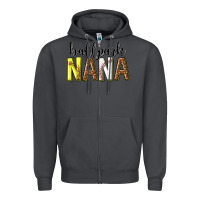 Smoke ballpark nana with leopard Zipper Hoodie - texasbilliewilder