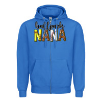 True Royal ballpark nana with leopard Zipper Hoodie - texasbilliewilder