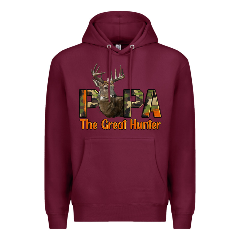 Western Papa The Great Deer Hunter Premium Hoodie by LillyAllenDesigns | Teevron