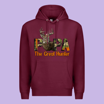 Western Papa The Great Deer Hunter Premium Hoodie Designed By Lillyallendesigns