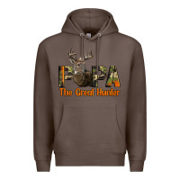 Coffee Western Papa The Great Deer Hunter Premium Hoodie - LillyAllenDesigns