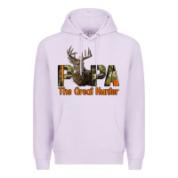 Lilac Western Papa The Great Deer Hunter Premium Hoodie - LillyAllenDesigns