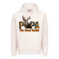 Pale Pink Western Papa The Great Deer Hunter Premium Hoodie - LillyAllenDesigns