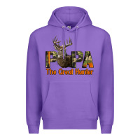 Purple Western Papa The Great Deer Hunter Premium Hoodie - LillyAllenDesigns