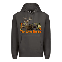 Smoke Western Papa The Great Deer Hunter Premium Hoodie - LillyAllenDesigns