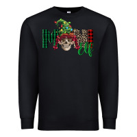 Black girl mini elf skull Premium Sweatshirt - FaDigitalArtStudio