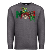 Charcoal Heather girl mini elf skull Premium Sweatshirt - FaDigitalArtStudio