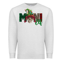 Oatmeal Heather girl mini elf skull Premium Sweatshirt - FaDigitalArtStudio