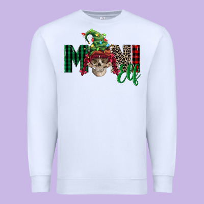Girl Mini Elf Skull Premium Sweatshirt Designed By Fadigitalartstudio