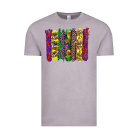 Mardi Gras Crawfish Cake And Mask With Leopar And Fleur De Lis Brushst Vintage Tee | Teevron