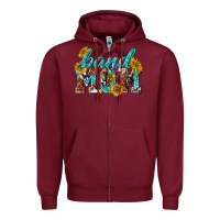 Burgundy band mom Zipper Hoodie - texasbilliewilder