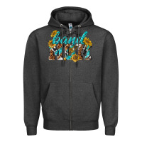 Charcoal Heather band mom Zipper Hoodie - texasbilliewilder