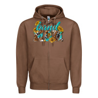 Chestnut band mom Zipper Hoodie - texasbilliewilder