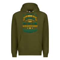 Army Green i'm not retired i'm a professional grandpop Premium Hoodie - Jasminsmagicworld