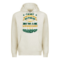 Oatmeal Heather i'm not retired i'm a professional grandpop Premium Hoodie - Jasminsmagicworld