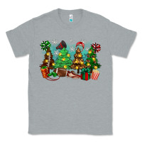 Heather Grey christmas trees with football Classic Tee - Zillion Design Studio