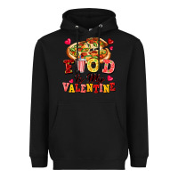 Black food is my valentine Heavyweight Hoodie - FaDigitalArtStudio