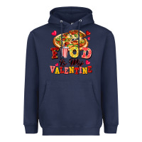 Navy food is my valentine Heavyweight Hoodie - FaDigitalArtStudio